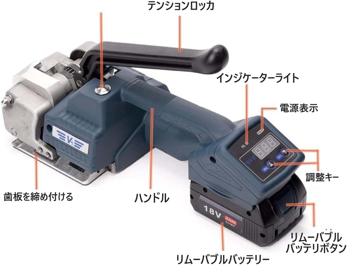 Amazon.co.jp: 新登場 結束機 充電式 多機能 ストラッピング機 PP/PET 