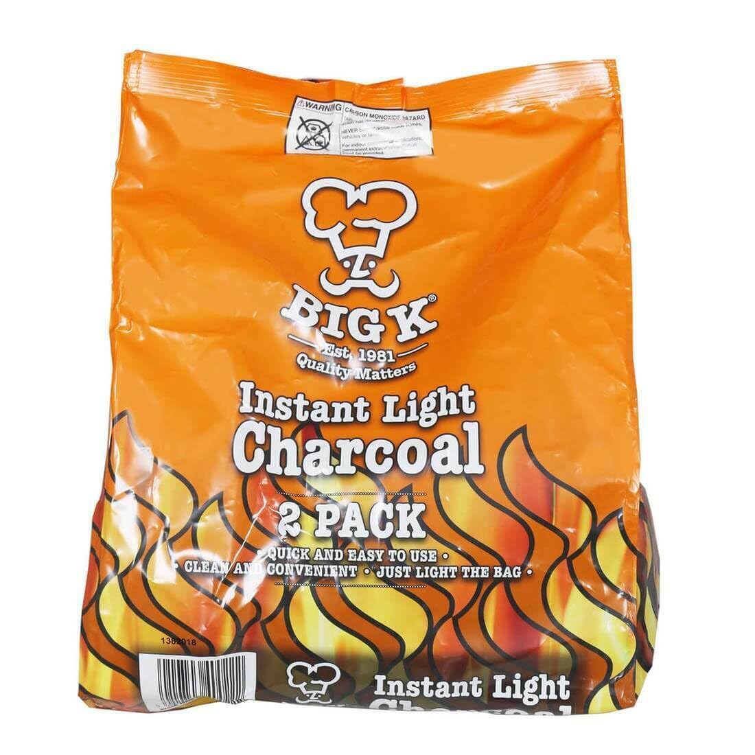 Big K KD10052 Instant Light Charcoal