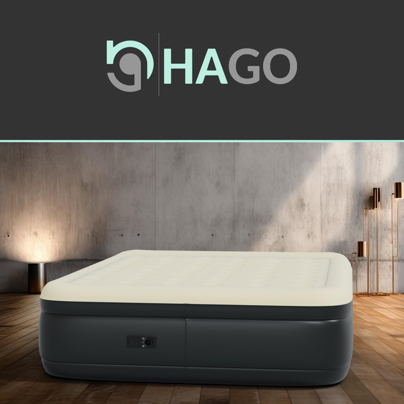 Tectake® Aufblasbare Matratze, Schlafmatratze, Bett Mit Elektropumpe