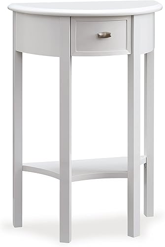 Miniatura 17 de Leick Home Mesa de Consola Mission, Madera Maciza, 1 Cajón de Almacenamiento, Estante de Exhibición Inferior, Profundidad Estrecha, Fácil Montaje,