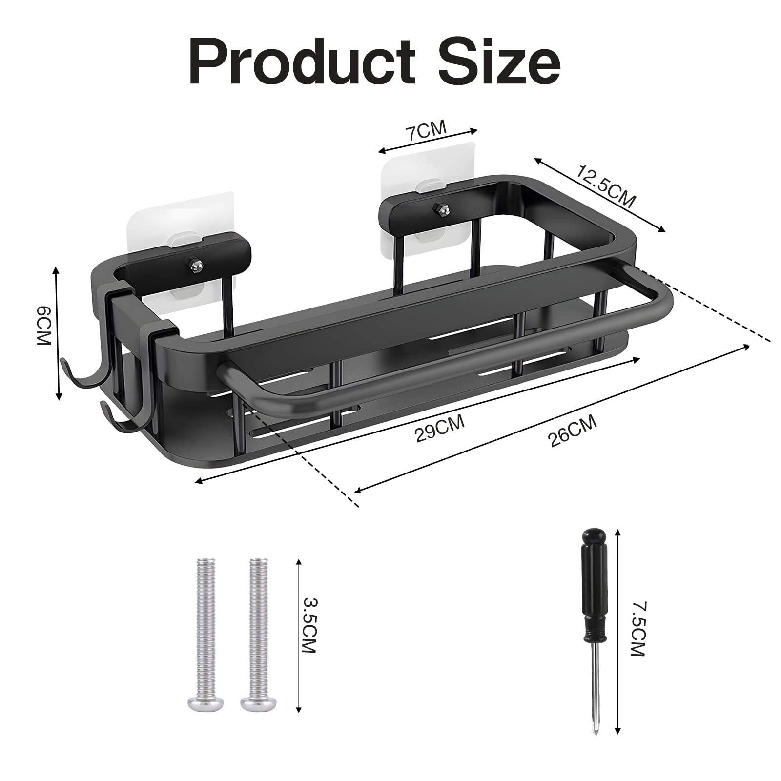 Organizer Da Lavello Indrnif - Senza Fori, Con Portasciugamani E Ganci, Per Cucina E Bagno - Foto 5