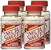 Necta Sweet Saccharin Tablets, 1/4 Grain, 1000 Tablet Bottle (Pack of 4)