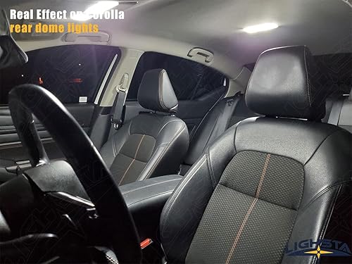 Miniatura 4 de Paquete de 6 luces LED blancas superbrillantes para el interior de Toyota Corolla 2003-2021 2022 + luces de matrícula y herramienta de instalación