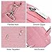 LANDICI Laptop Bag Case 15 15.6 Inch, Waterproof Computer Sleeve Cover with Shoulder Strap, Slim Briefcase for MacBook Pro 15/16 M3 M2 M1, MacBook Air 15,15-16" HP Lenovo Dell Asus Acer for Women,Pink