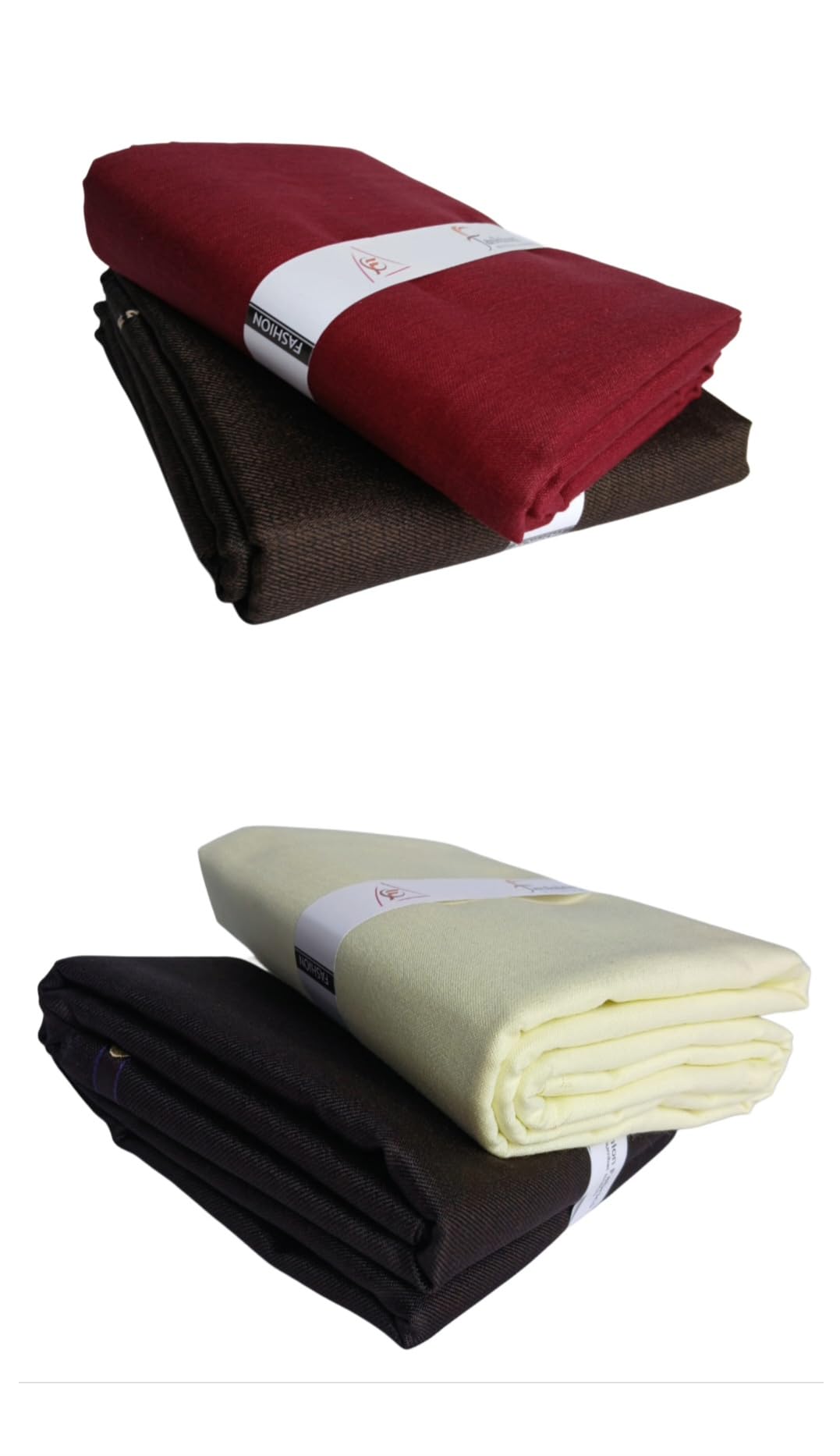 Men's Premium Textured Unstitched Shirt and Trouser Fabric Combo, Soft Breathable Suit Piece Set, Shirt 2.25 Mtr & Pant 1.20 Mtr, Pack of 2-picture-42