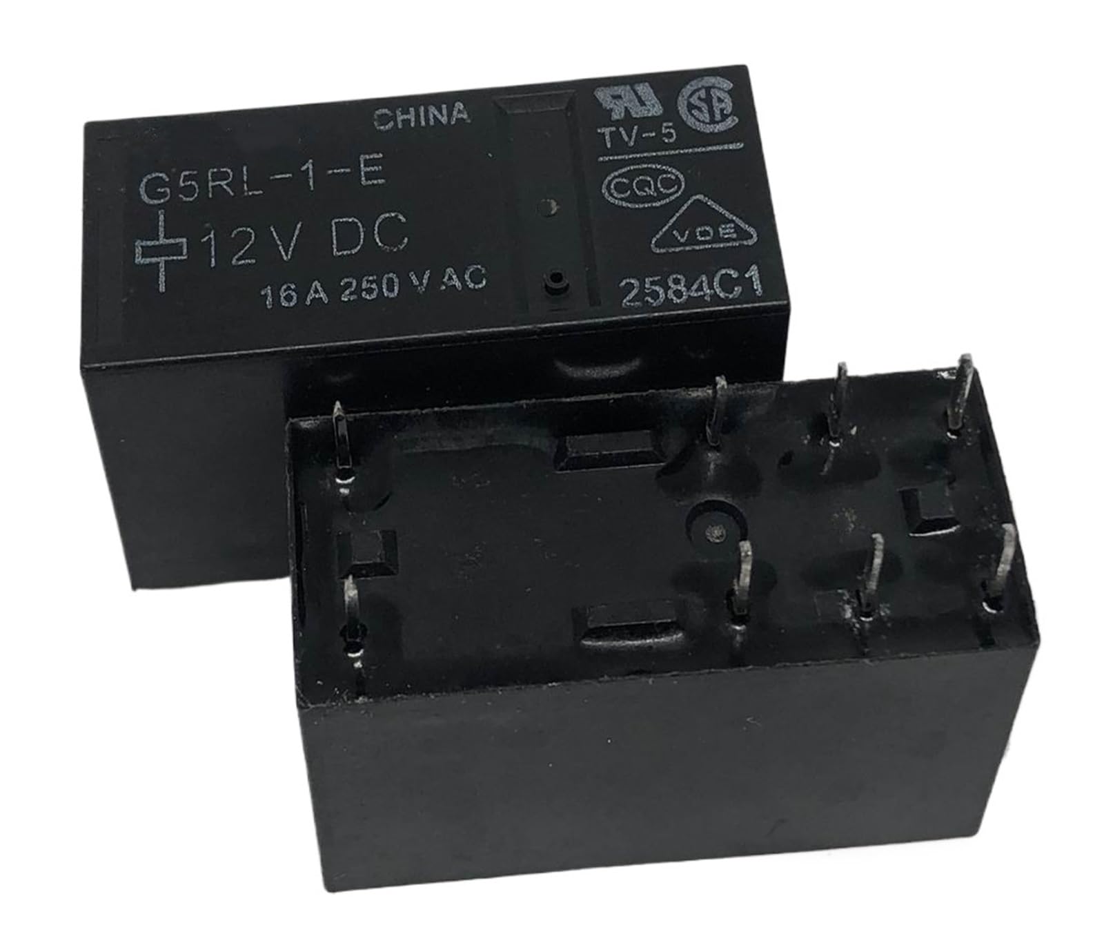 Yzwrwrmktb One Color 1Pc G5rl-1-E 12Vdc (115F-1C-8P-12V-16A) Relay 8 Pins