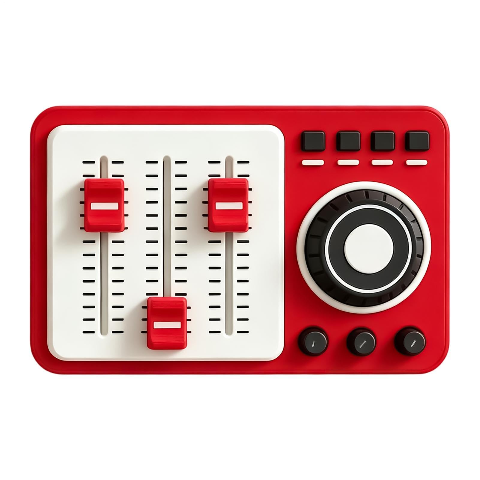 Placa de control de luz retro de DJ con acabado premium para salón exclusivo