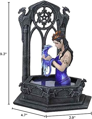Miniatura 2 de Figura de estatua de dragón de agua de Anne Stokes