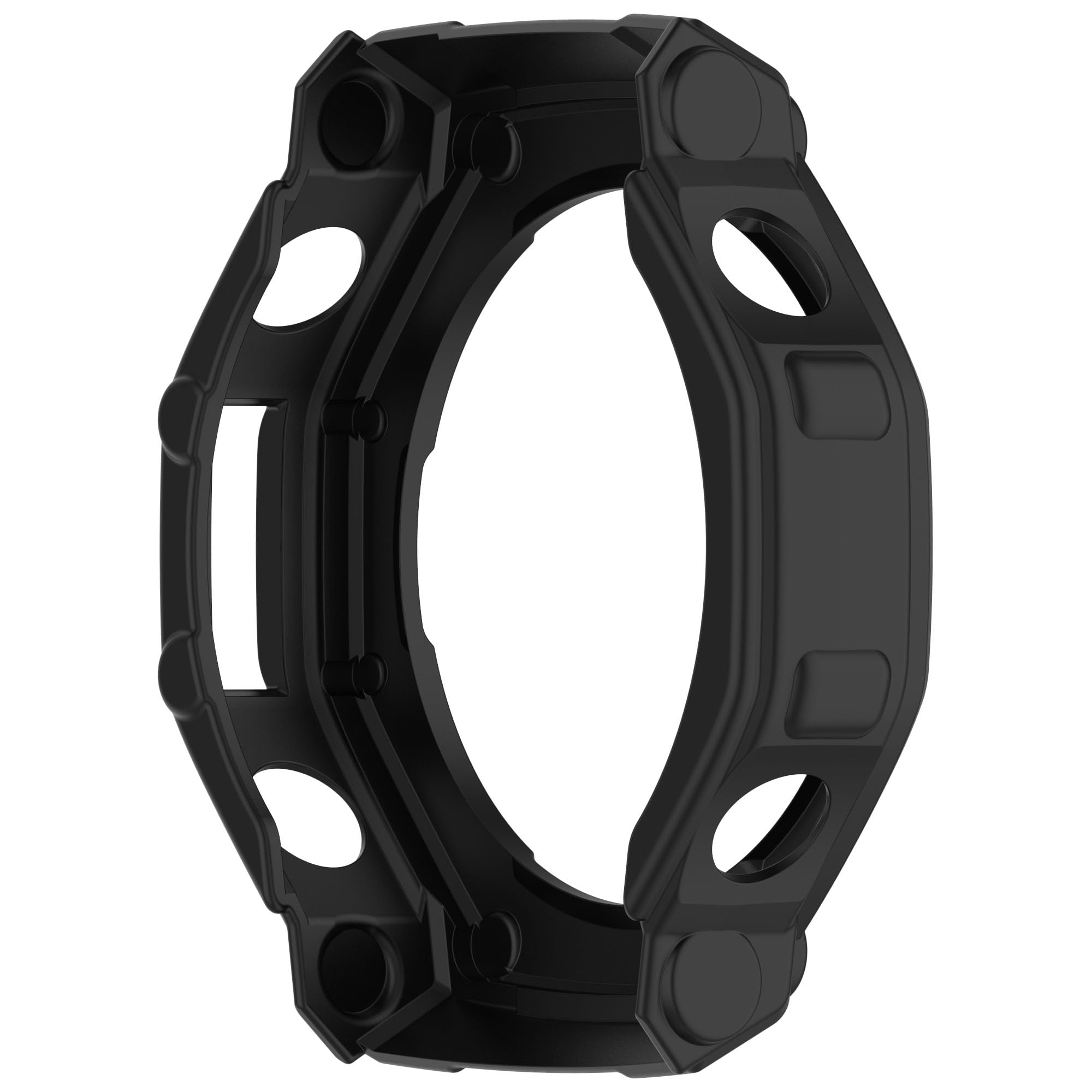 Custodia Protettiva In Silicone Per Amazfit T-Rex - Antiurto, Infrangibile, Lavabile - Cover Sottile Per Smartwatch - Colore Nero