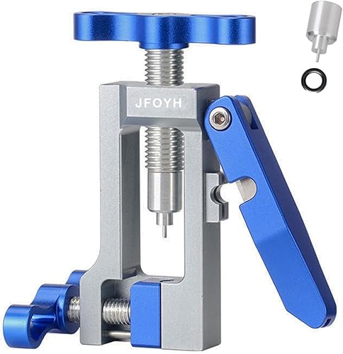 JFOYH Herramientas de bicicleta 2 en 1 para bicicleta hidráulica de freno de disco de aguja de inserción y herramientas de corte de manguera mineral