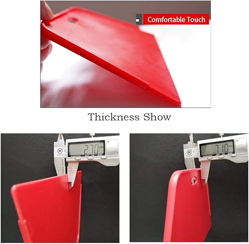 Miniatura 3 de El kit de herramientas de alisado de papel tapiz incluye escobilla de goma roja, escobilla de dureza media, cinta métrica azul, cortador de vinilo