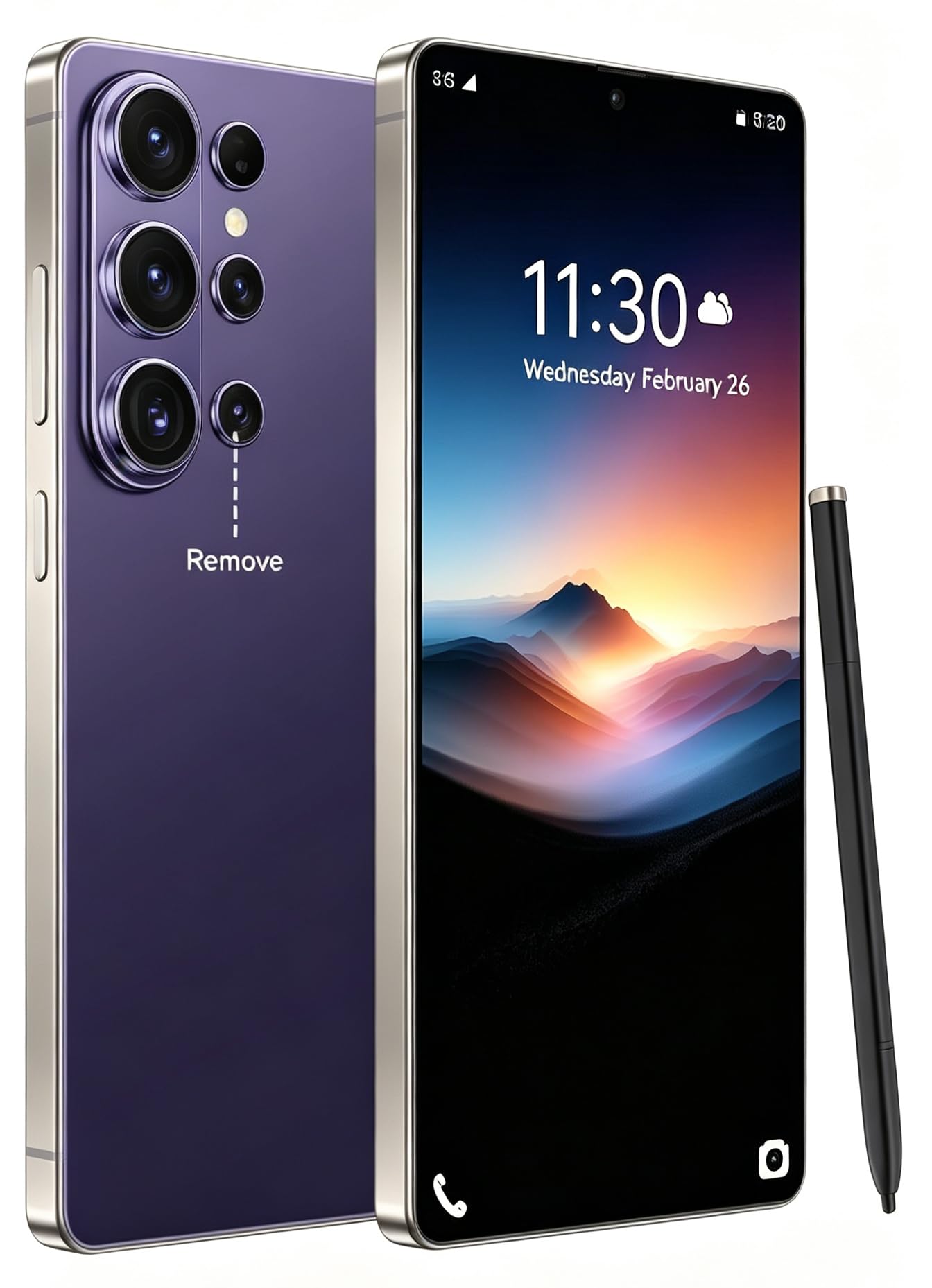 C26 Ultra 6.9 inch Unlocked Android 15 Smartphone, 12GB+512GB | 7000mAh Fast Charging Bat…