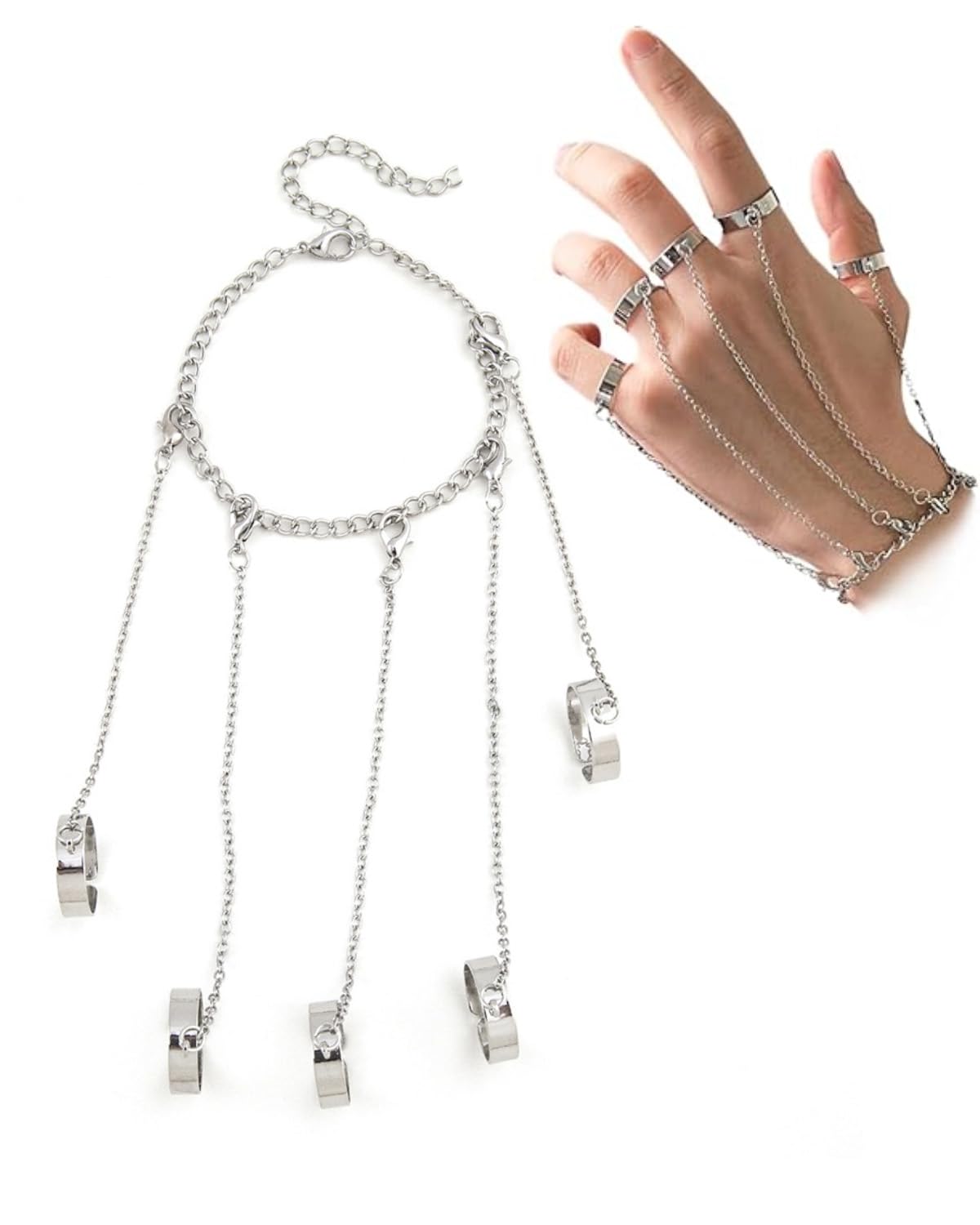 APMGONT Vintage ringen voor dames, 21 stuks, stapelbare ringen voor meisjes, verstelbare duimringen, open ringen van Boheemse kralen, cadeaus voor vrouwen en meisjes, Legering, Geen edelsteen APMGONT Vintage ringen voor dames, 21 stuks, stapelbare ringen voor meisjes, verstelbare duimringen, open ringen van Boheemse kralen, cadeaus voor vrouwen en meisjes, Legering, Geen edelsteen