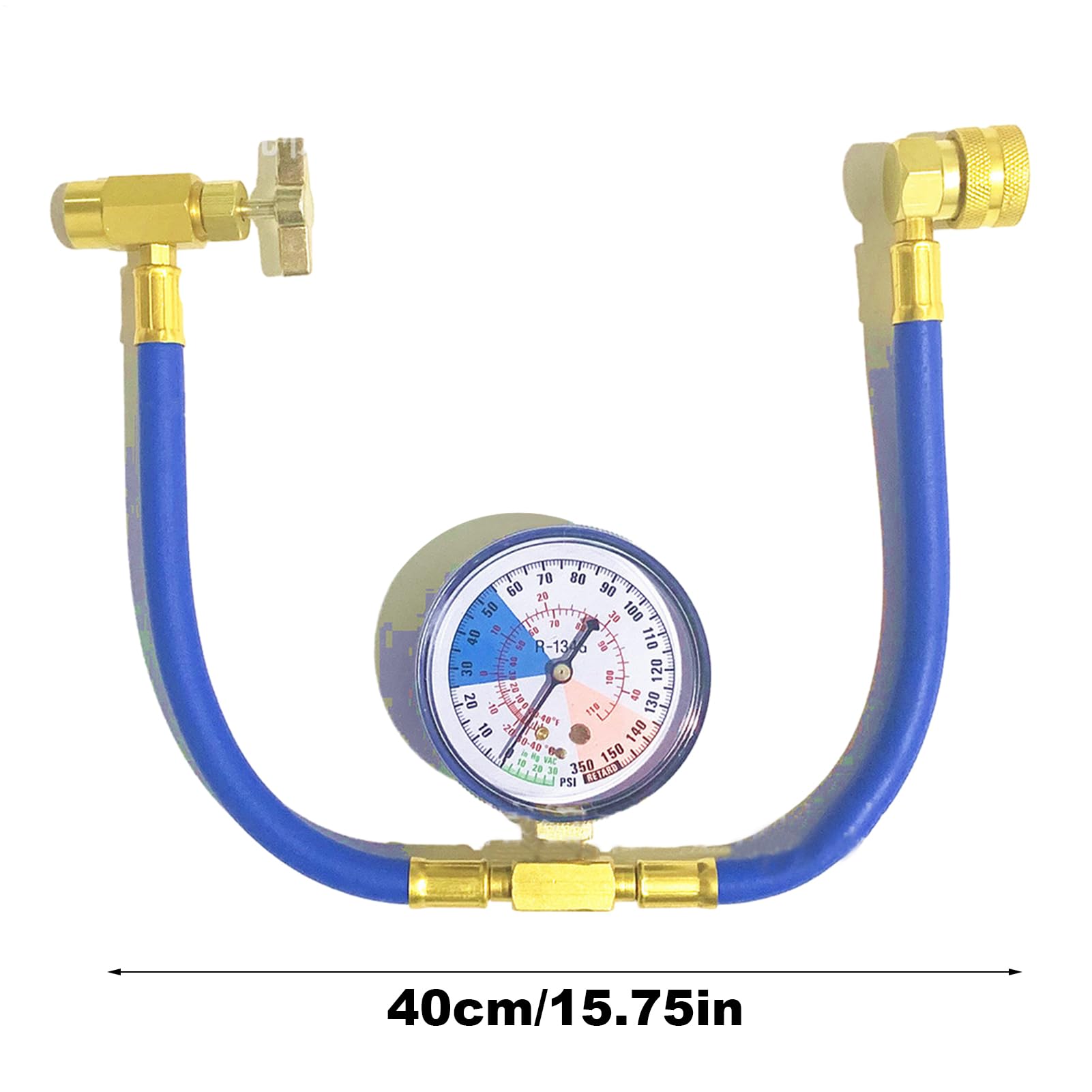 Kit refrigerante auto - strumento di riempimento R134A, manometro collettore di pressione | di ricarica freon per auto, apparecchiature di manutenzione 'aria condizionata per camion SUV B