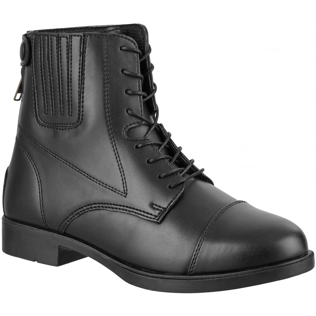 RL24 - Jodhpur Reitstiefelette COMPANION BZ Lace Leder schwarz Stiefeletten
