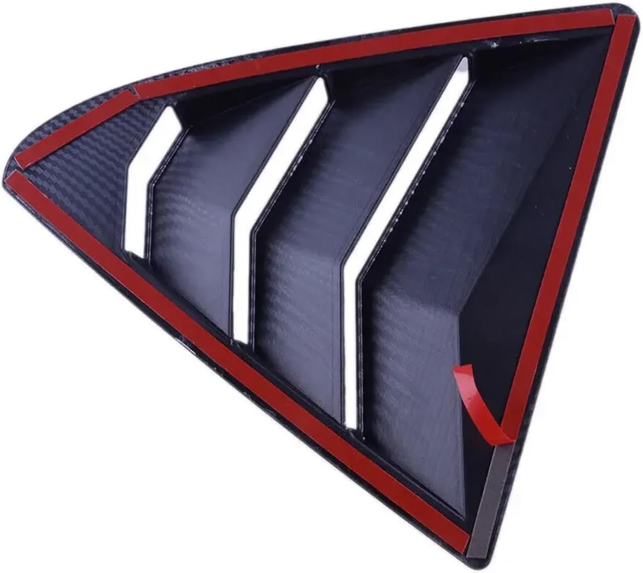 Car Rear Louver Window Side Shutter Cover Trim Compatible for Lexus IS300 IS250 200t 2013-2019 Sticker Vent Scoop ABS Auto(Gloss Black)