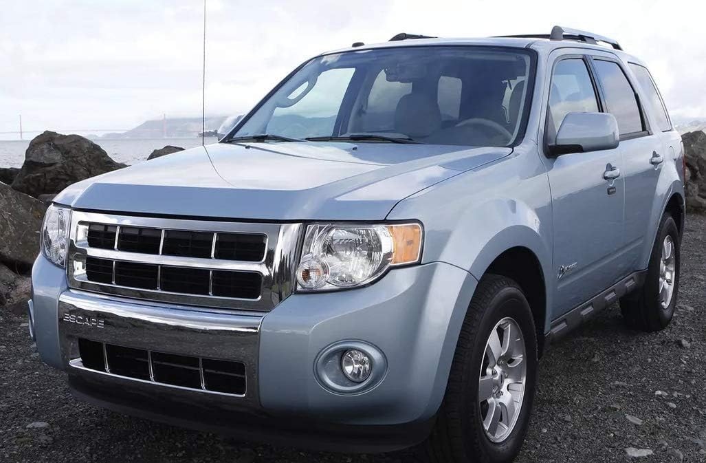 iJDMTOY One Pair Driver Passenger Sides Fog Light Lamps w/5202 Halogen Bulbs Compatible With Chevrolet GMC Ford (OEM# 15839896)