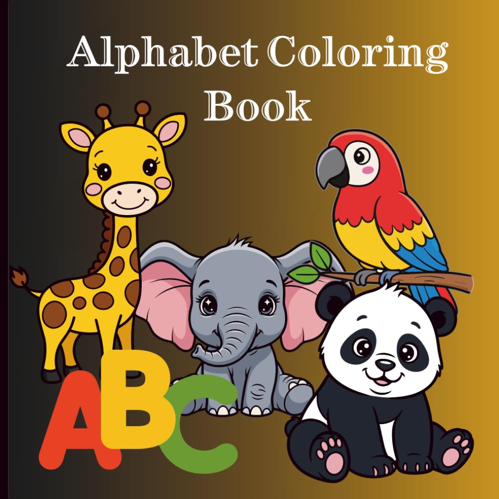 Alphabet Coloring Book: abc coloring book