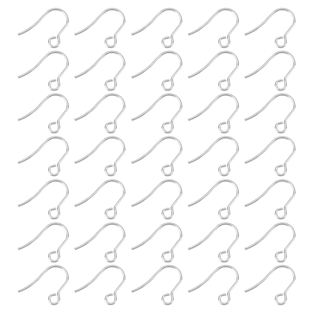 Crochets d'oreilles hypoallergéniques en acier inoxydable 15mm contre les irritations de la peau