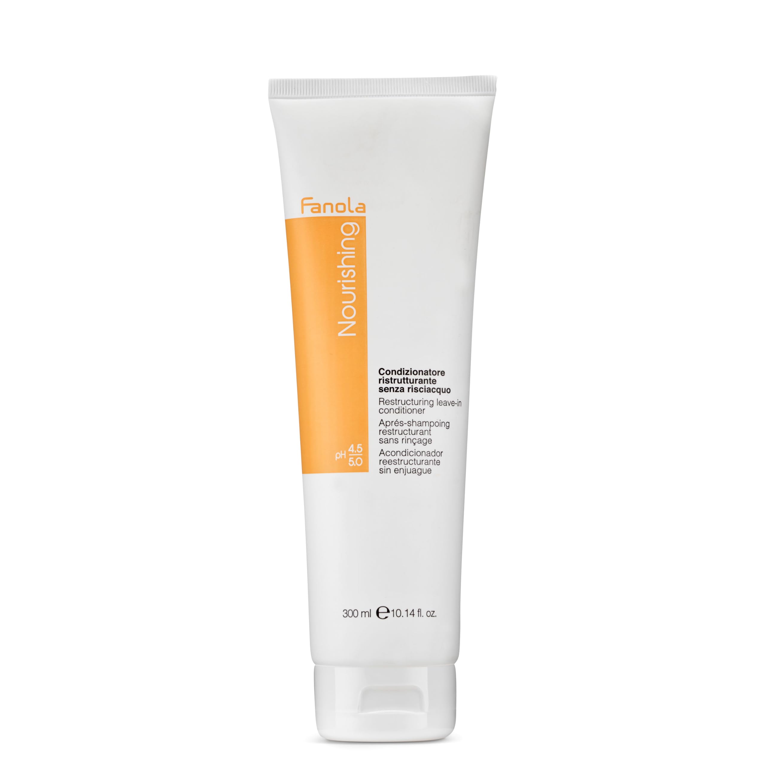 Fanola Restructuring Leave-in Conditioner, Deep Hydration and Nourishment to Dry, Stressed and Damaged Hair, Enriched Formula with Milk Proteins and Argan Oil, 300