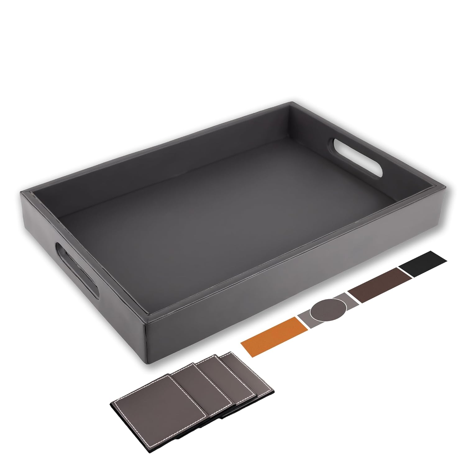 Birch & Co. Wooden Tray for Serving 10 inch x 15 inch Serving Tray