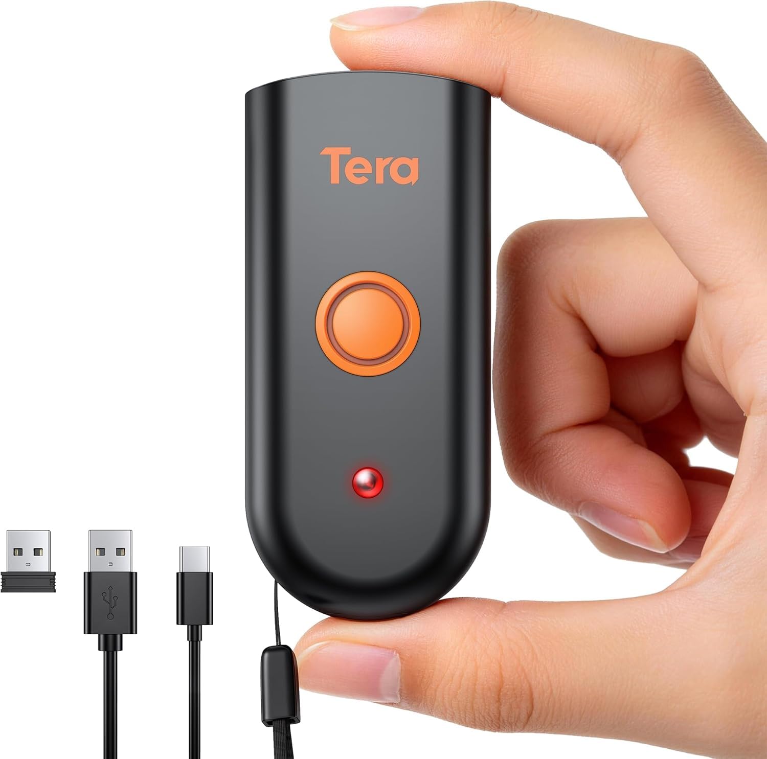 Tera Mini 1D 2D QR Bluetooth Barcode Scanner Wireless USB 3 in 1 Portable New