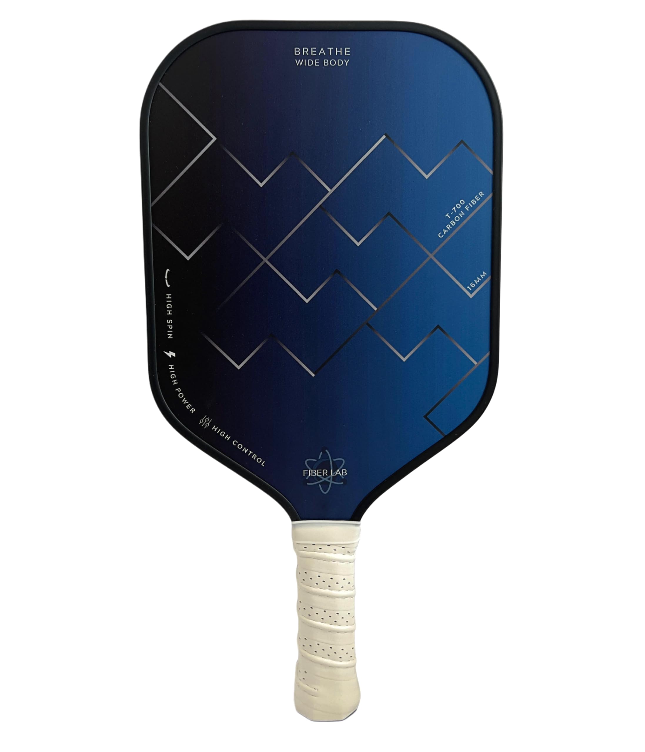 Fiber Lab™ Breathe Pickleball Paddle | T-700 Carbon Fiber by Toray (Japan) | 16MM | High Power & Control | Thermoformed | Foam Infused Side Wall (Wide Body)-image-44