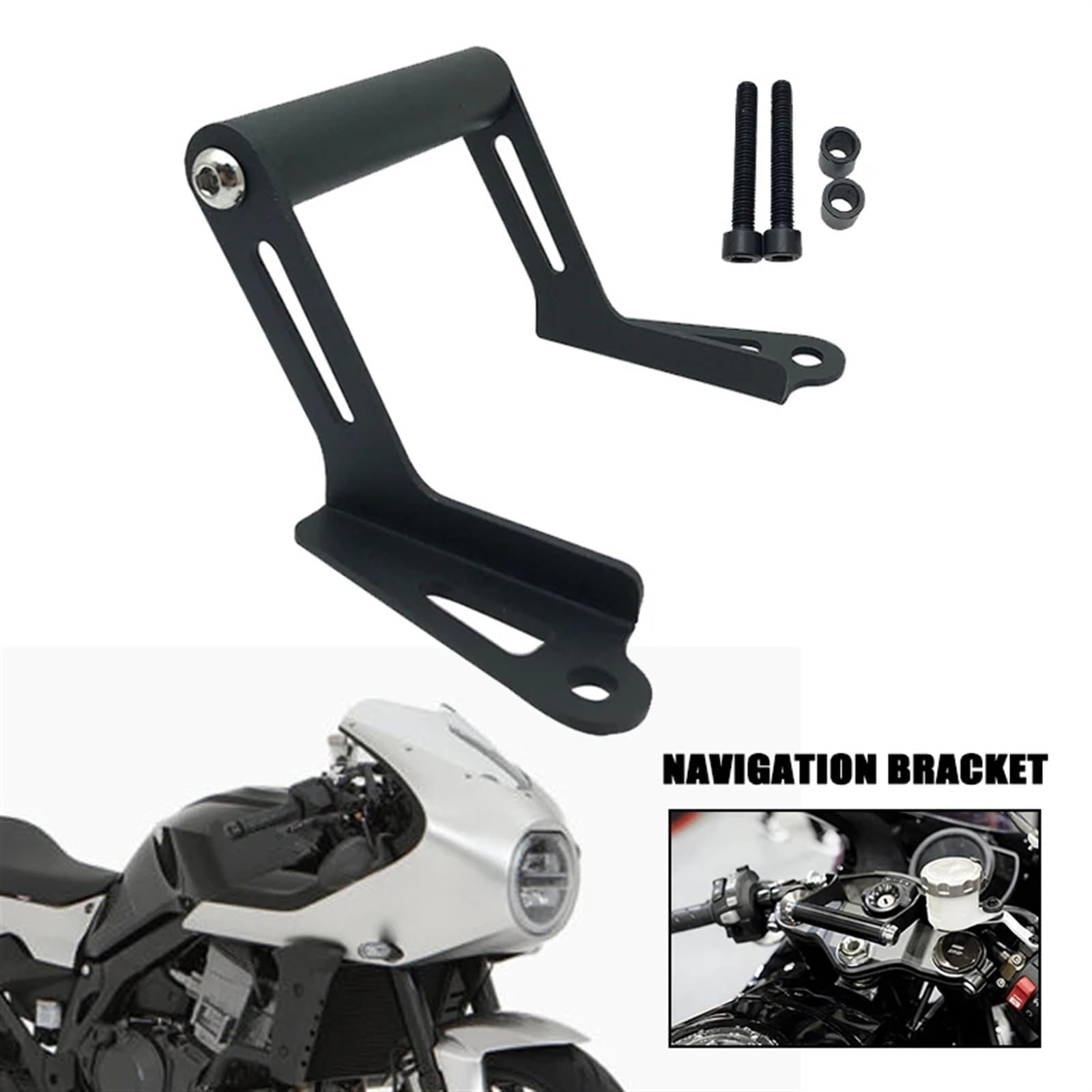 Soporte Navegación Compatible con Soporte Placa Navegación GPS/teléfono Inteligente para HAWK11 Soporte Adaptable para HAWK-11 Accesorios para Motocicleta HAWK1100 2023 Soporte GPS para Motocicleta