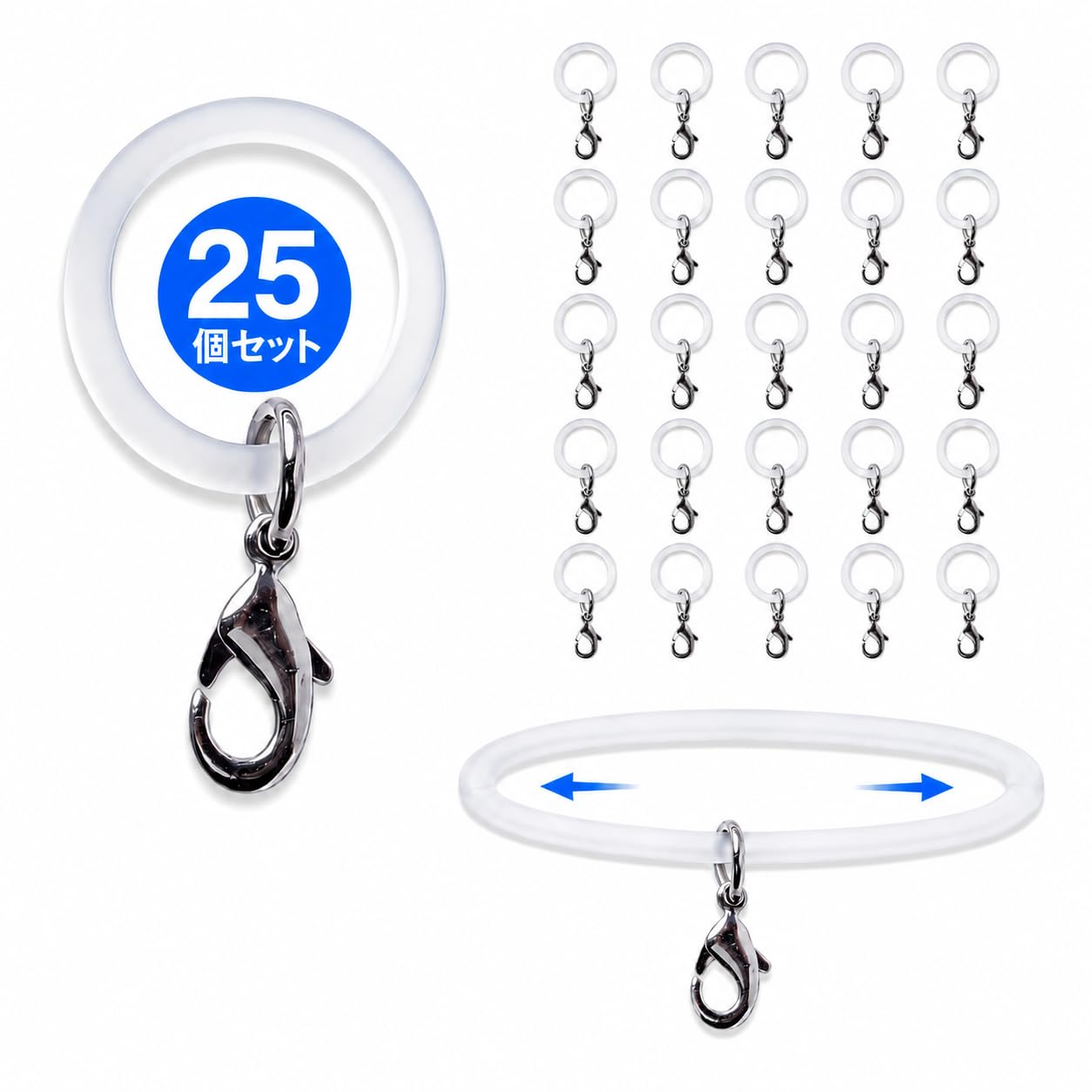 Amazon｜アンブレラマーカー 25個 傘の目印 傘 マーカー 紛失防止