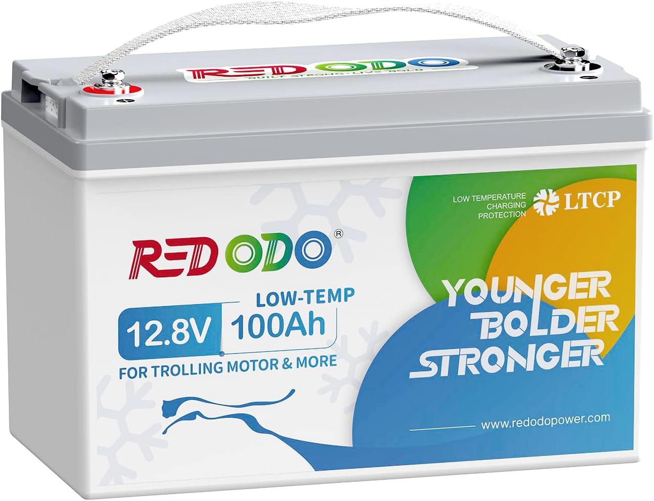 Amazon.com: Redodo 12.8V 100AH LiFePO4 Battery with Low  
