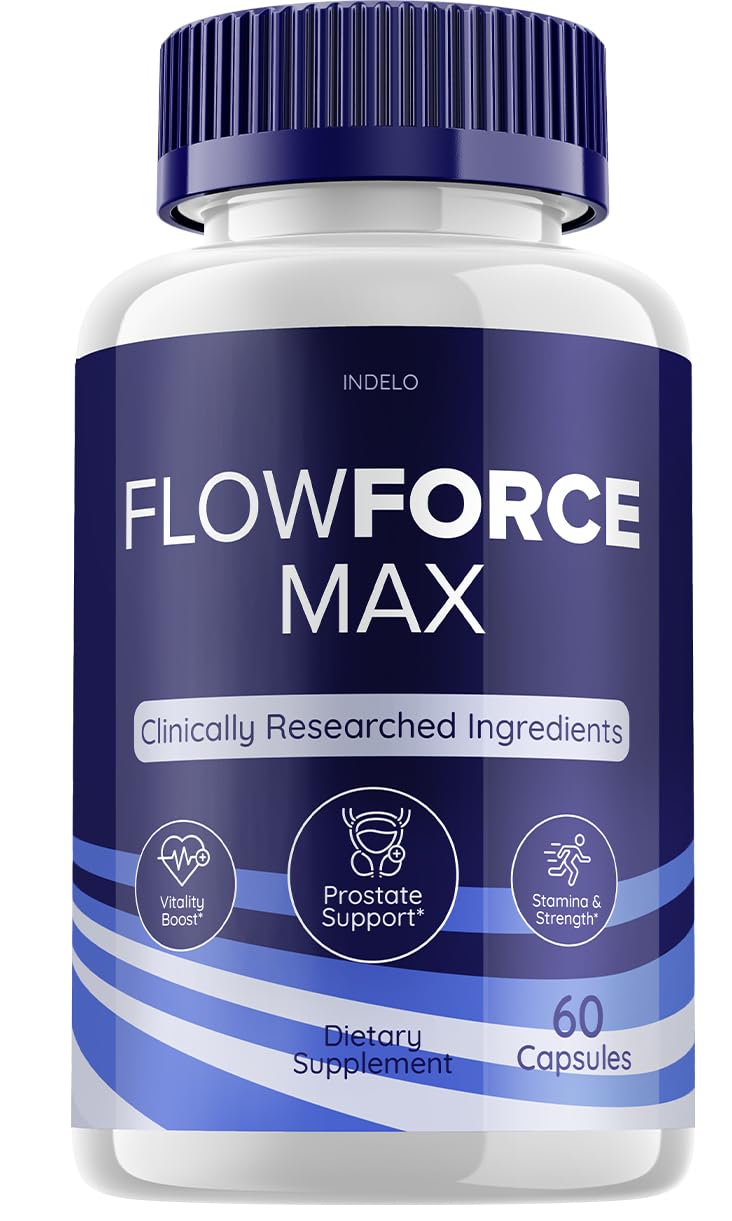 FlowForce Max Supplement Advanced Energy Pills - Supplements for Men - Flow Force Max Control Supplements Flowforce Max for Men Health Supplement, FlowForce Max Reviews (60 Capsules)