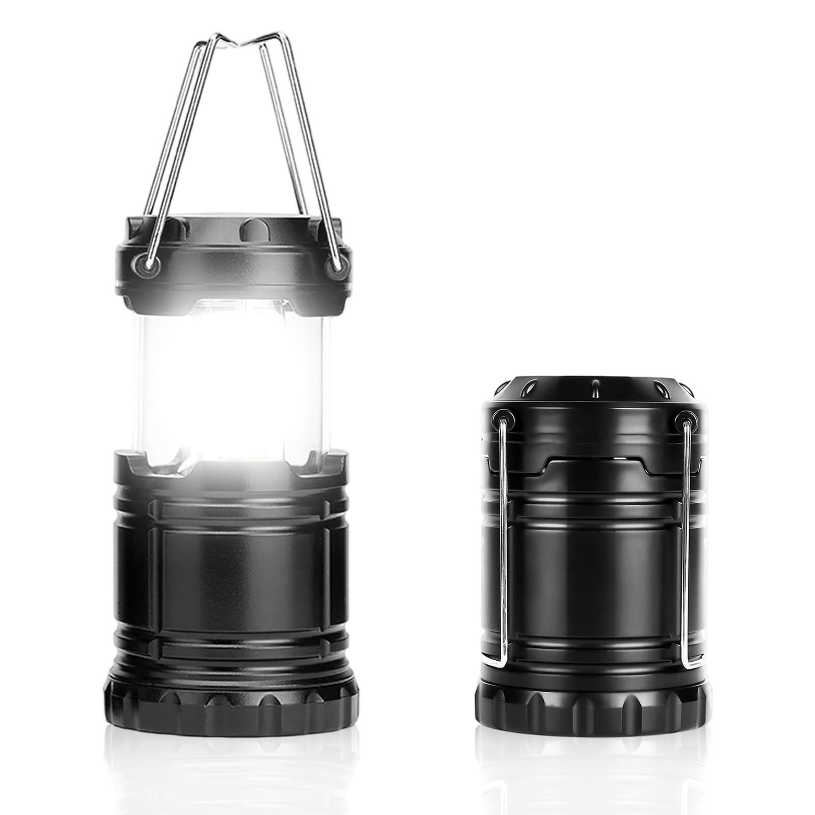 2 Pack LED Camping Lantern, Portable Camping Lights Battery Powered