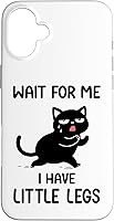 Vista 22 de Funny Short Legs Cat Saying Wait for Me, I Have Little Legs Case for iPhone 17