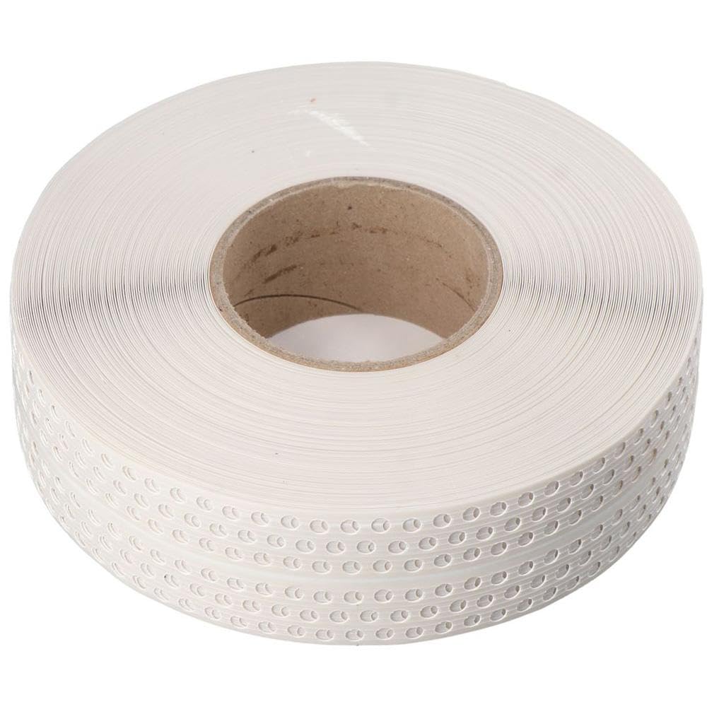 iuniq Self Adhesive 2" x 132' DIY Projects PVC Corner Line Ceiling Multipurpose Drywall Joint Tape Wall Crack Filling