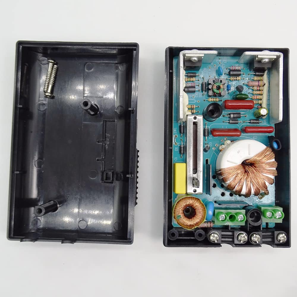 Dimmer für Stehlampe 12V mit Trafo 35–105W Schnurzwischendimmer schwarz Elektronischer Trafodimmer 31082