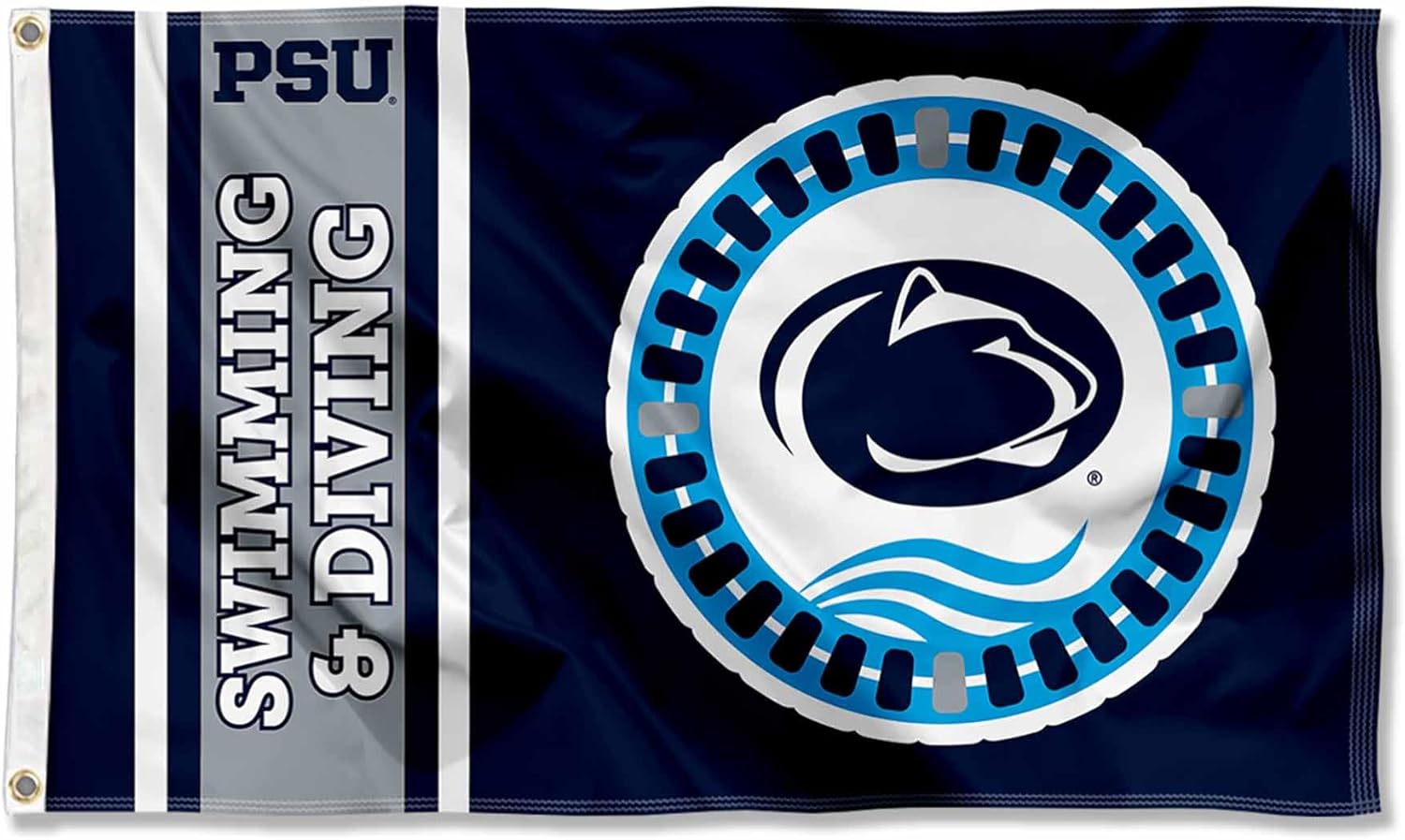 Penn State Nittany Lions Swimming and Diving 3x5 Grommet Flag