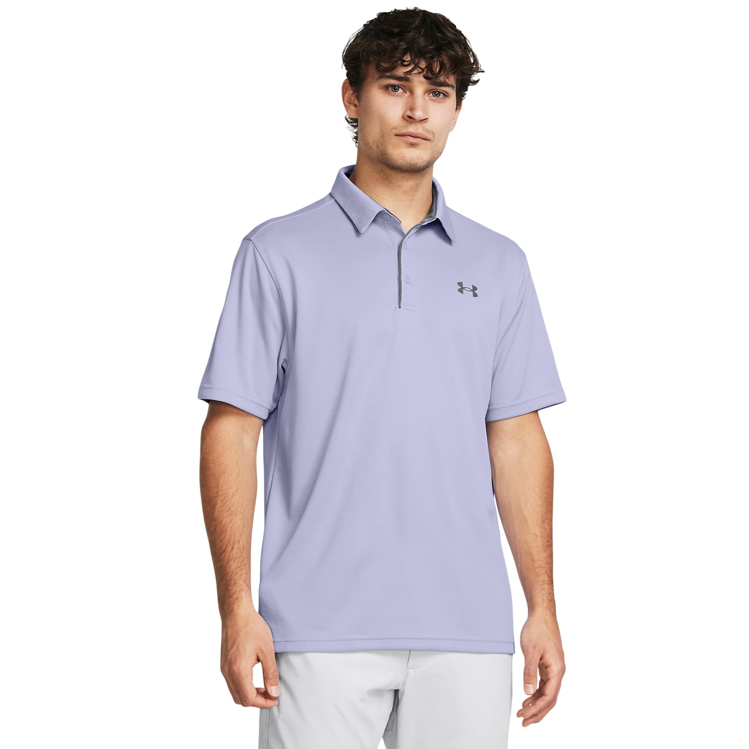 Under Armour Men's (539) Celeste / / Pitch Gray Underarmour'stechgolfpolo