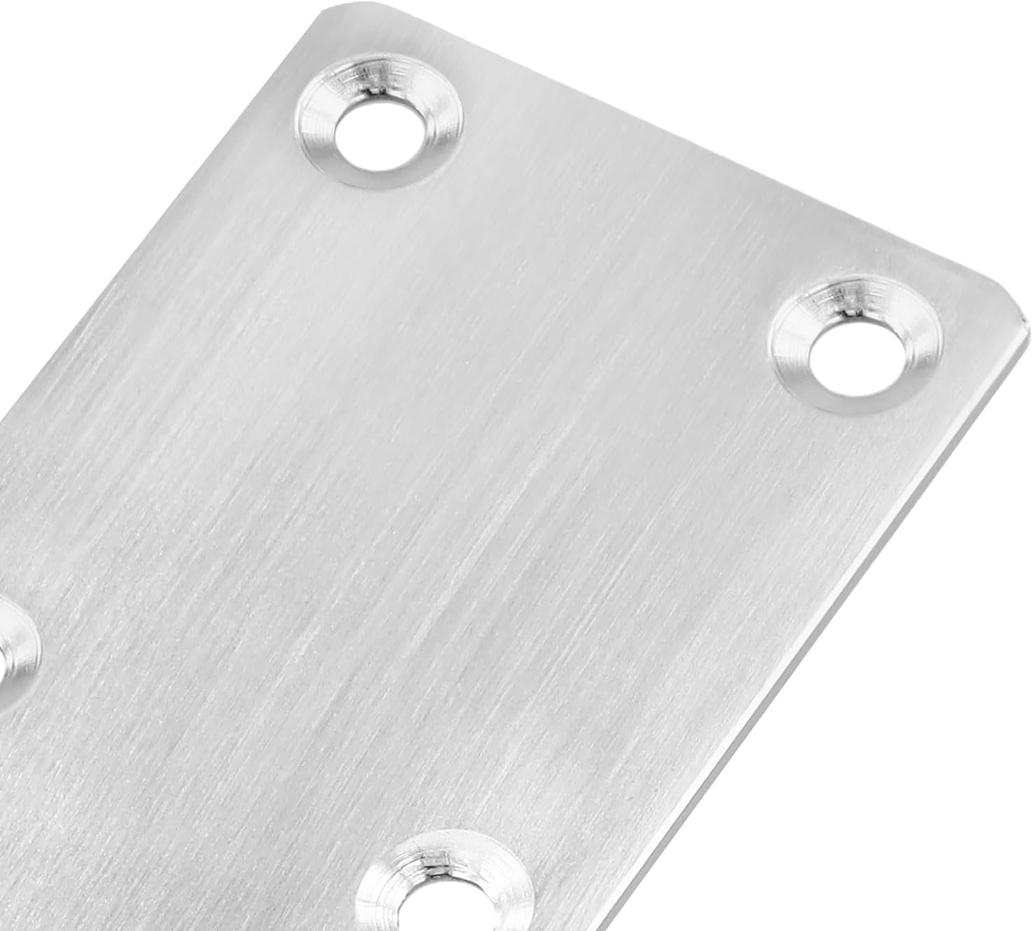 PINGEUI 30 Pack 5.5 x 2 Inch Flat Mending Plate, Straight Stainless Steel Brace Mending Brackets with Holes 0.08 inch Thick Joining Plates Bracket Connector for Furniture Corner Repair Fixing