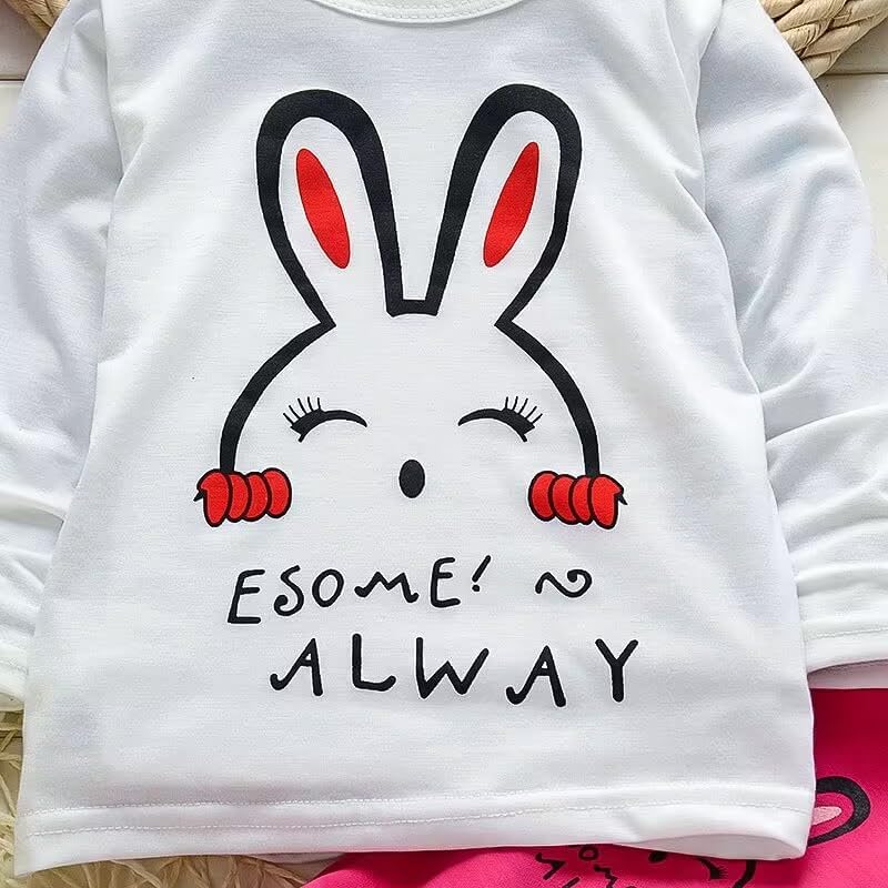 Spring Autumn Toddler Baby Girls 3 PCS Outfits Set Hooded jacket+Long Sleeve T-shirt+Long Pant
