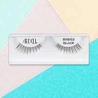Vista 3 de Ardell Pestañas postizas para bebés, ligeras, de aspecto natural, con banda invisible para uso diario, paquete de 4
