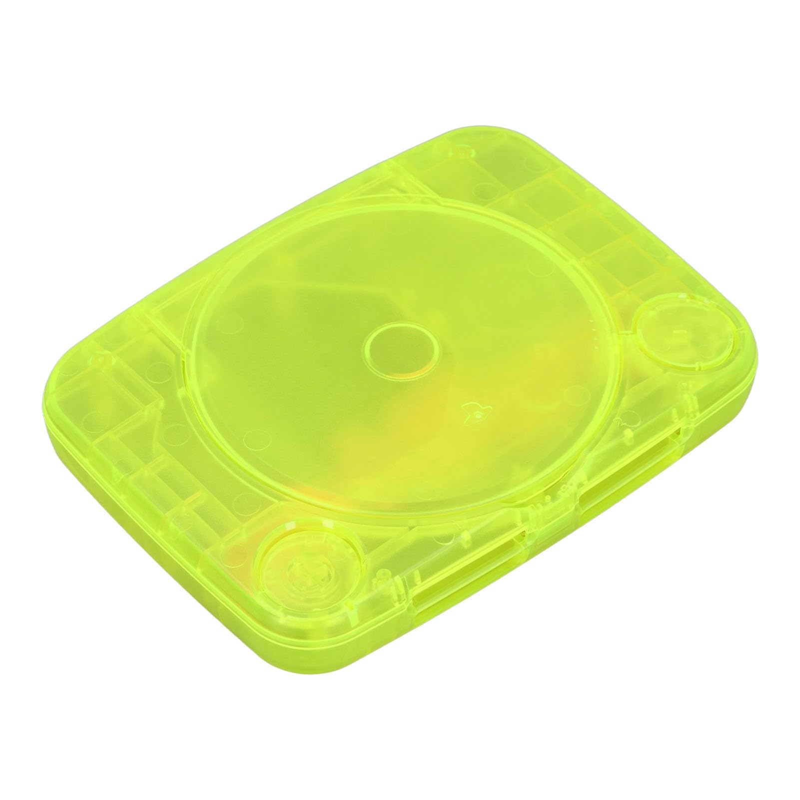 Sxhlseller Custodia di Ricambio per Console retrò, Guscio Traslucido per SCPH 001 SCPH 101 102 103, Set Completo con Pulsanti, per Ventole Console di Gioco, Design Leggero (#4)