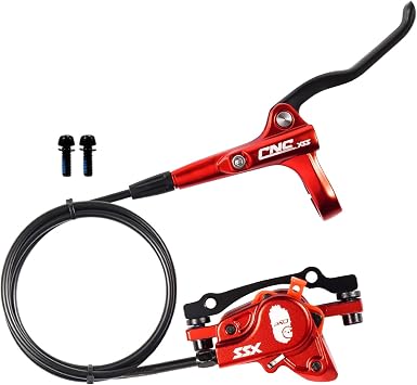 Mountain Bike Hydraulic Disc Brakes, MTB Front Right 800mm/Rear Left 1450mm Hydraulic Brake For Bicycle/Road/Gravel/BMX/Push Bike