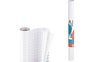 Crystal Clear Contact Paper, 17.5" x 5' Roll for Textbooks and Paperbacks