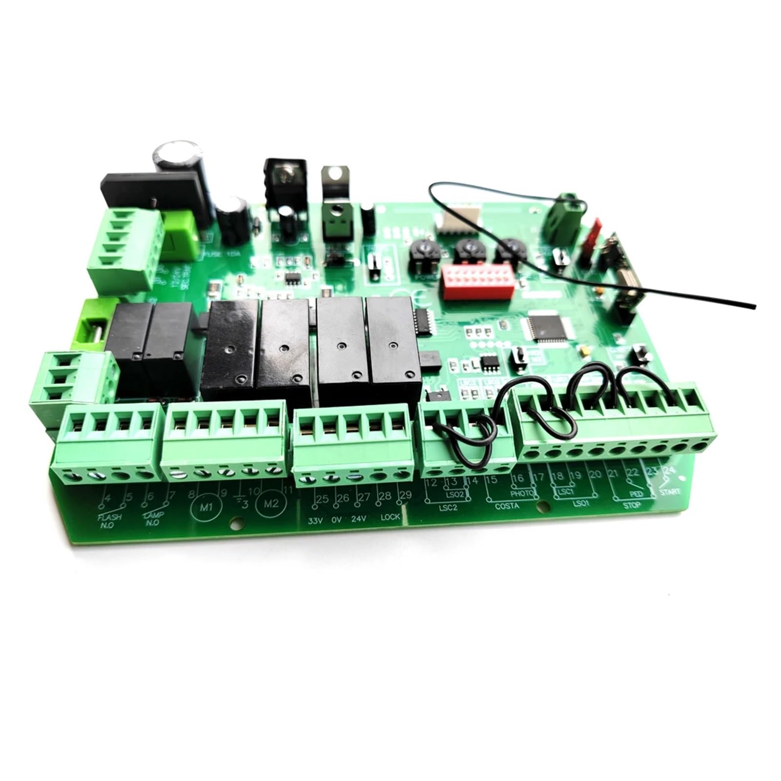 Scheda Madre del Circuito di Controllo del Motore dell'apricancello a Battente Solo for Uso Motore a 24 V CC(1 Remote Control Kit)