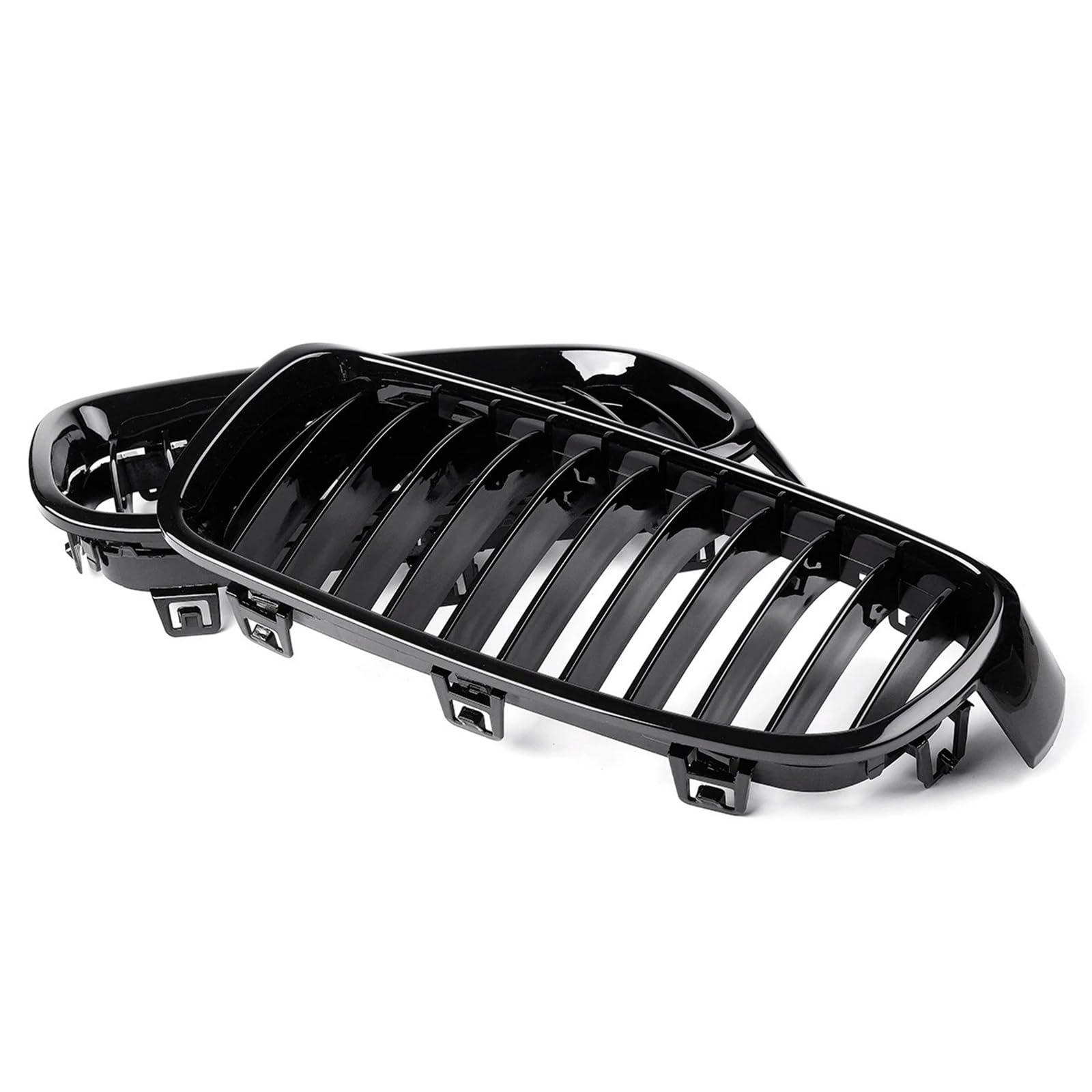 Calandre avant pour BMW X5 E53 plastique noir brillant rénovation - 7