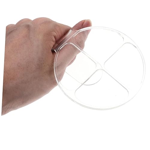 Beaupretty 2pcs Cosmetic Mixing Plates Blending Tray for Foundation Nail Art Face Design for Home Use Professional Salons