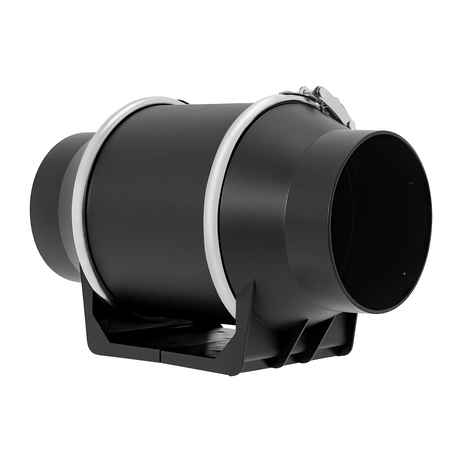 Axial - Ventilador de tubo de 100 mm de diámetro, potente ventilador de tubo con caudal de aire de 220 m³/h, motor de cobre puro de 35 W, bajo ruido, doble rodamiento de bolas, ahorro de energía, para