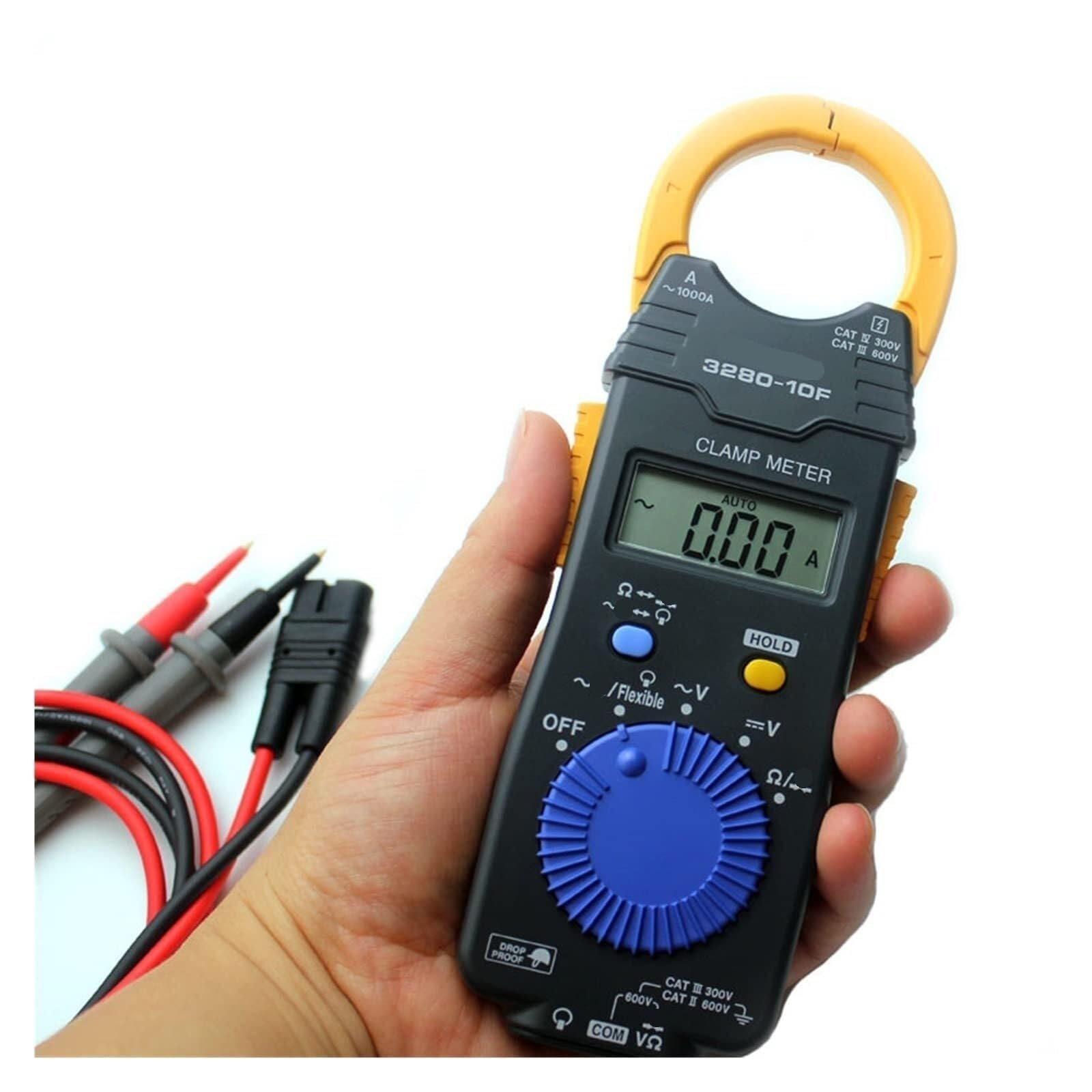Medidor de voltaje, Pinza Amperimétrica Portátil De Alta Precisión 3280-10F