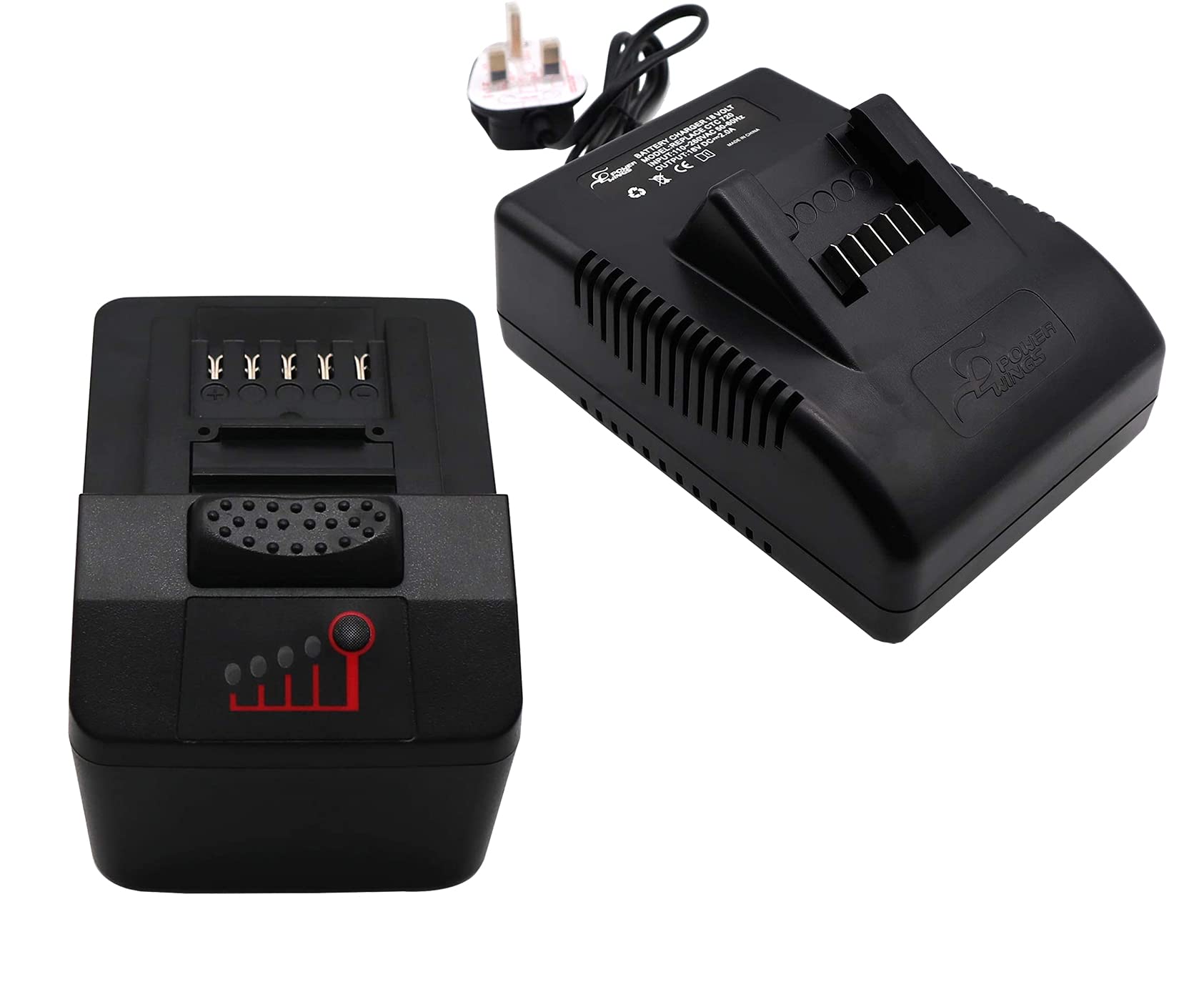 18V 4000mAh 4,0Ah CTB8185 CTB7185 CTB8187 Replace Power Battery with LED Indicator and CTC720 Charger,Compatible with for Snap on CTC720 CT7850 CTL7850 CT8810 CDR7850H CTB8185