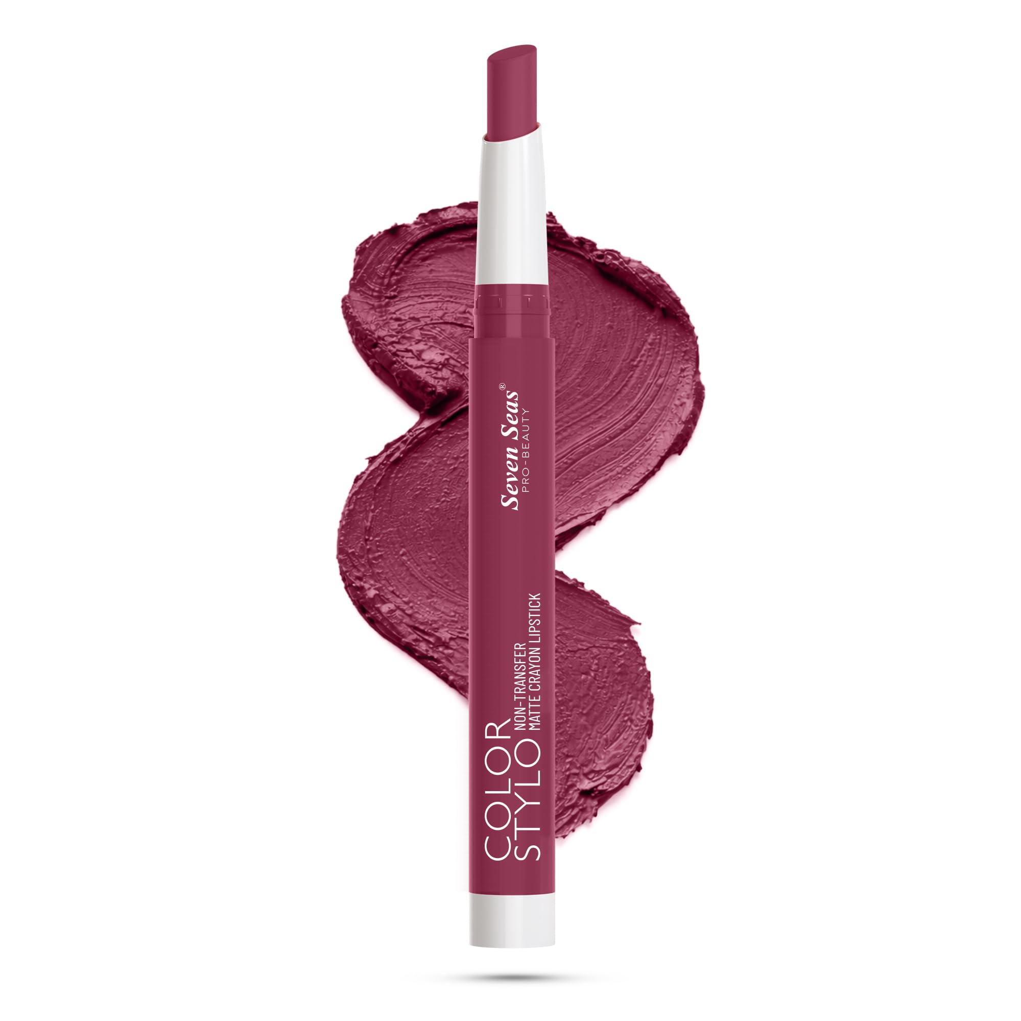 Color Stylo Non Transfer Matte Lipstick | Matte Finish | Waterproof | Long Lasting | Lasts Up to 24 hours (Plum Kiss)